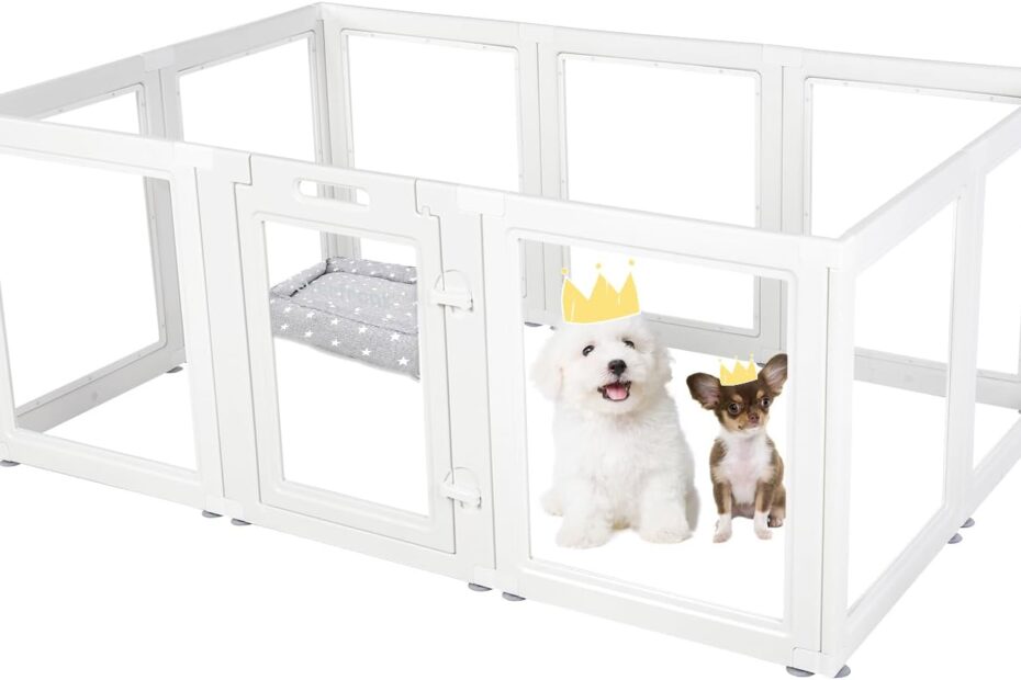 Ultimate Guide to the Clear Acrylic Dog Playpen: Perfect Indoor Solution for Small Pets!