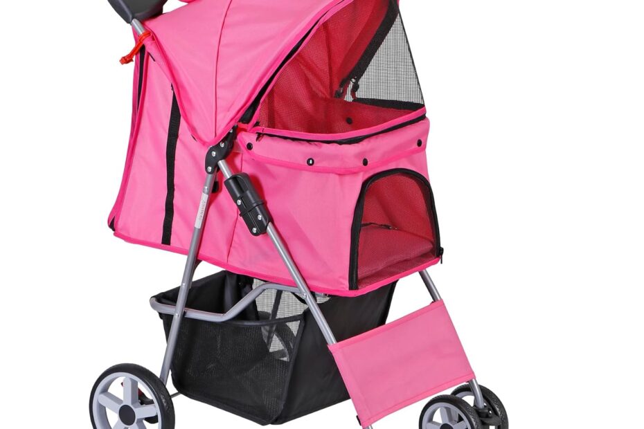Ultimate Guide to the Pink 4 Wheels Dog Stroller: Perfect for Pet Travel!
