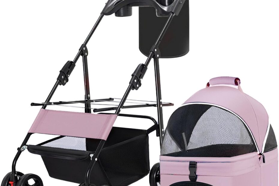 Ultimate Pet Adventures: The 3-in-1 Folding Dog Stroller Review