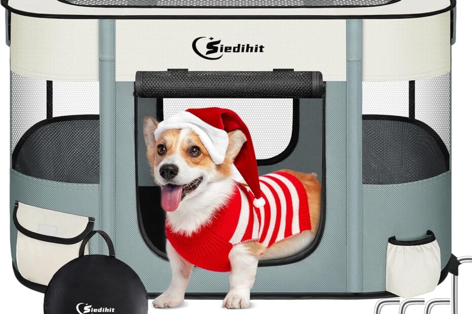 Ultimate Pet Safe Zone: Review of the Portable Dog Cat Playpen