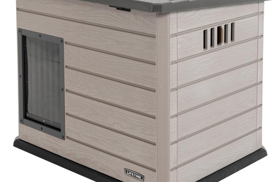 Ultimate Protection: A Review of the Lifetime Deluxe Weatherproof Dog House for Medium to Large Dogs