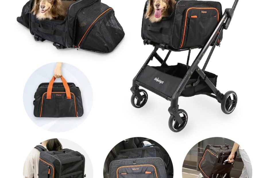 Ultimate Travel Companion: ibiyaya 3-in-1 Pet Carrier & Stroller Review