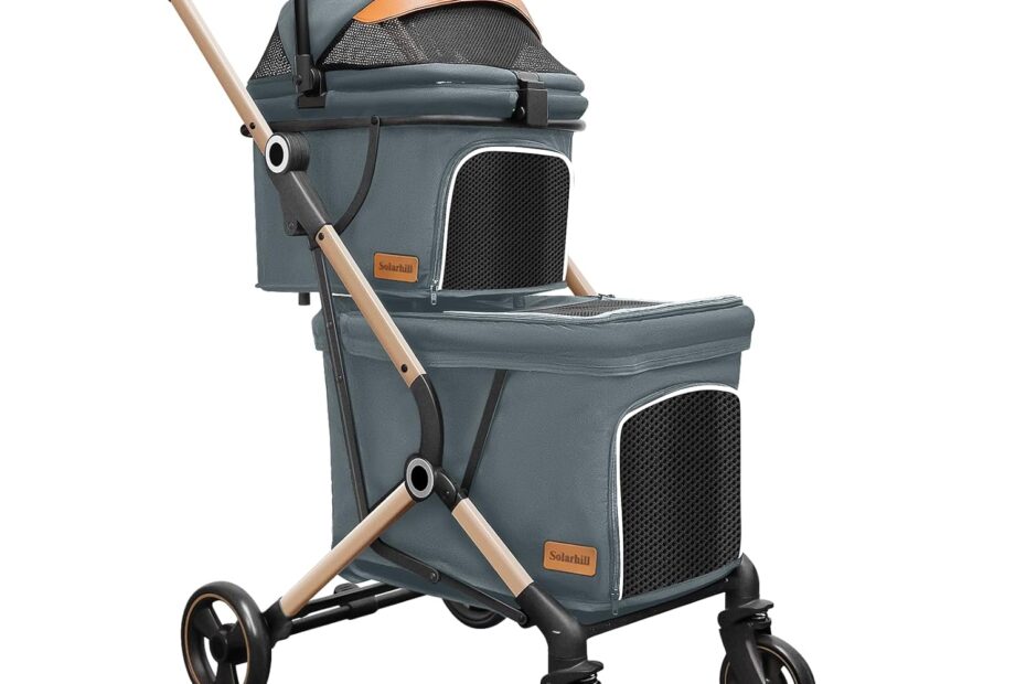 Unleash Adventure: Review of the Double Dog Stroller for Small & Medium Pets!