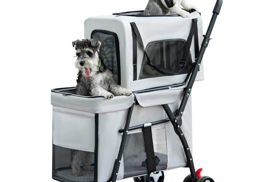 Unleash Adventure: Review of the Easy-Fold Double Deck Pet Stroller