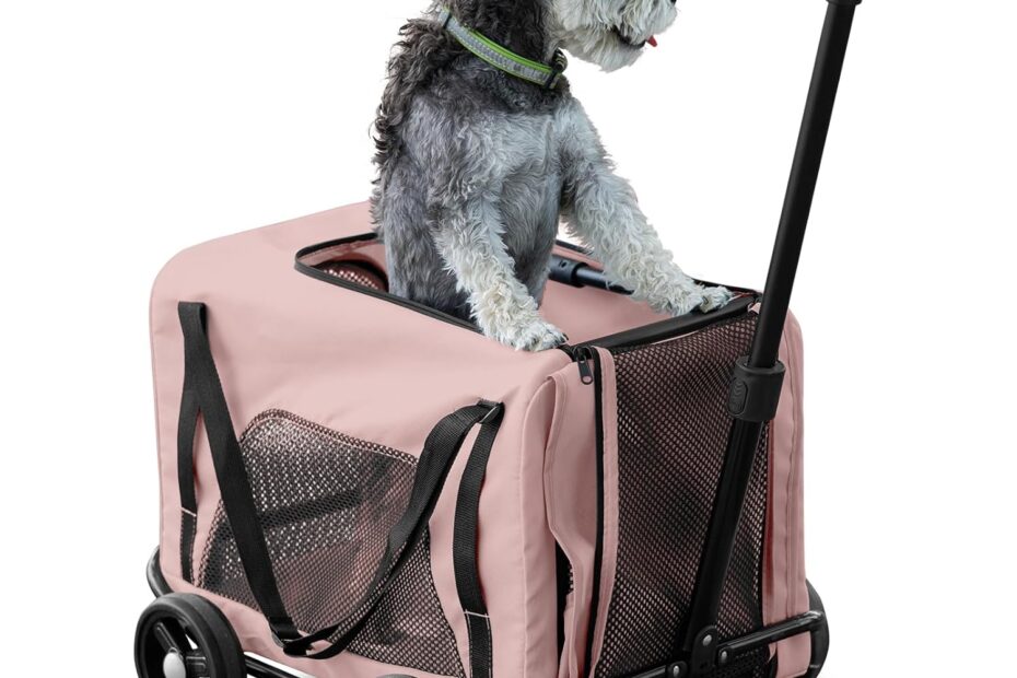 Unleash Adventure: The Ultimate 2-in-1 Dog Stroller for Small Pets!