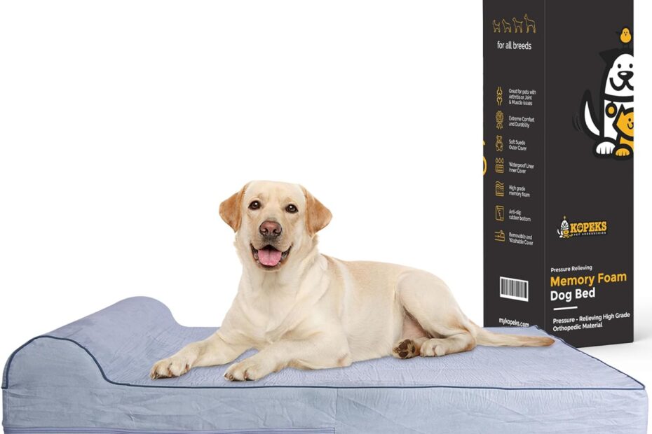 Unleash Comfort: A Review of the KOPEKS 7" Orthopedic Memory Foam Dog Bed