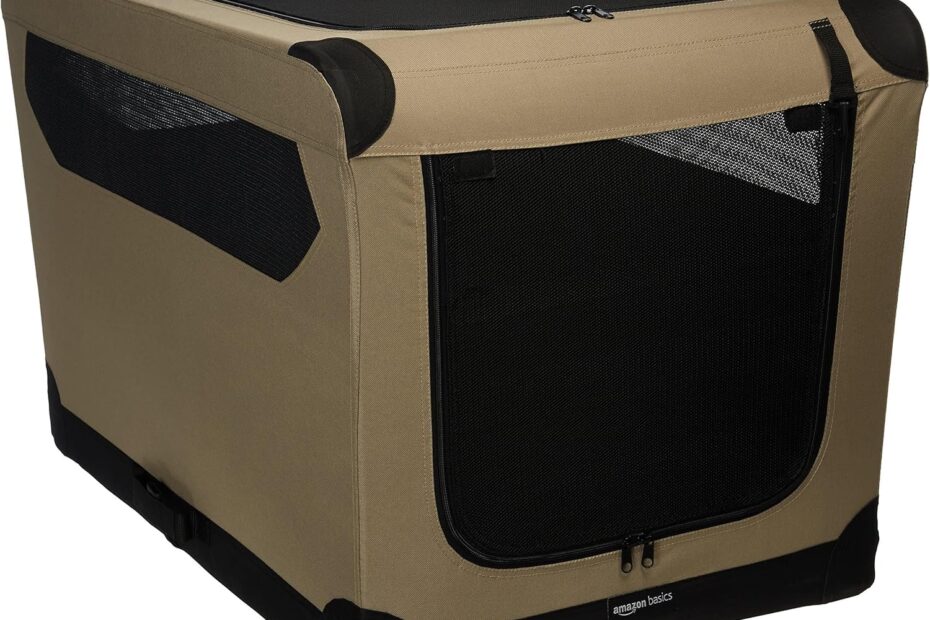 Unleash Convenience: Review of the Amazon Basics Folding Soft Crate for Pets