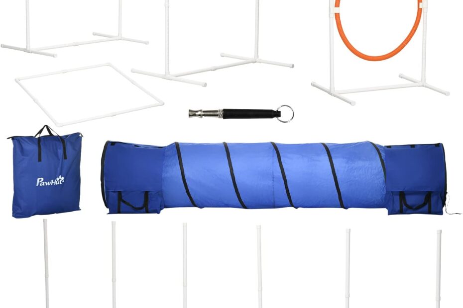 Unleash Fun: Review of PawHut's Dog Agility Training Set for Ultimate Backyard Play!