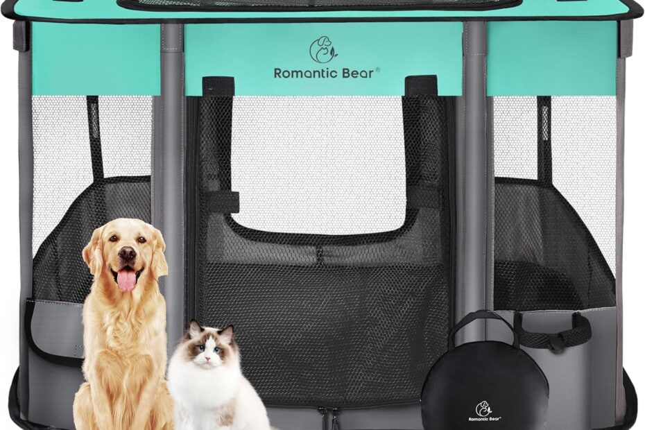 Unleash Fun: The Ultimate Portable Dog Playpen Review!