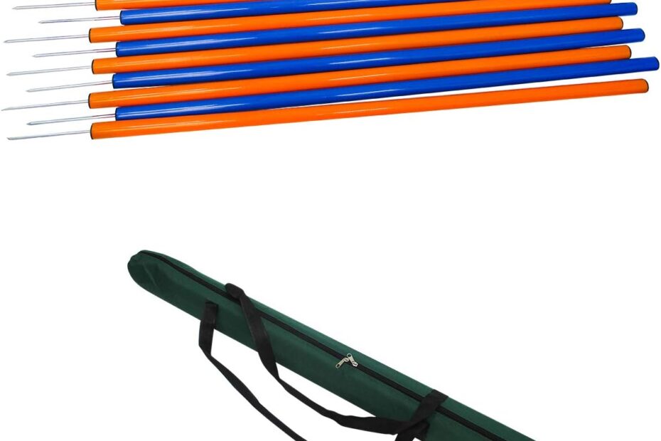 Unleash Your Pup's Potential: A Review of Trademark Innovations Dog Agility Weave Poles Training Set