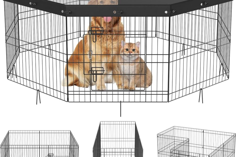 Unlock Playtime: VEVOR Foldable Dog Exercise Pen Review