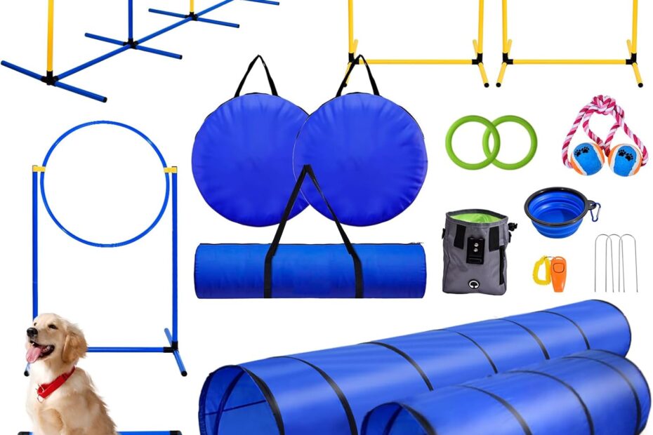 Unlock Your Dog's Potential: A Review of the Ultimate Backyard Agility Training Set!