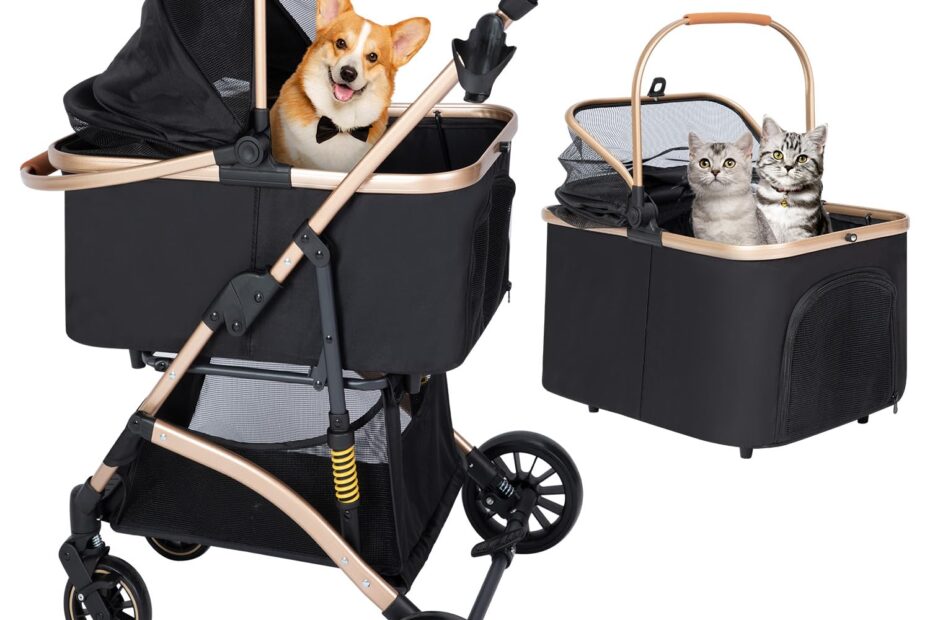 Upgrade Your Walks: The Ultimate Pet Stroller for Small and Medium Dogs!