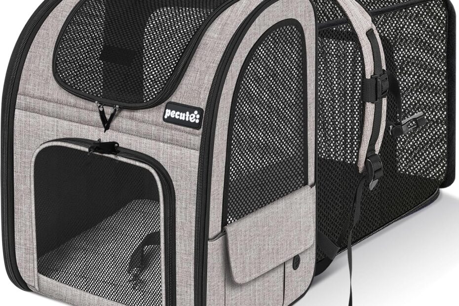 Adventure Awaits: The Pecute Expandable Pet Carrier Backpack for Travel with Small Dogs and Cats