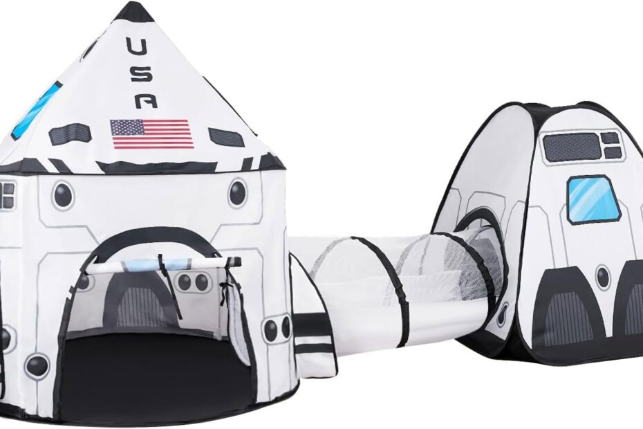 Blast Off into Fun: JOYIN White Rocket Ship Play Tent Review!