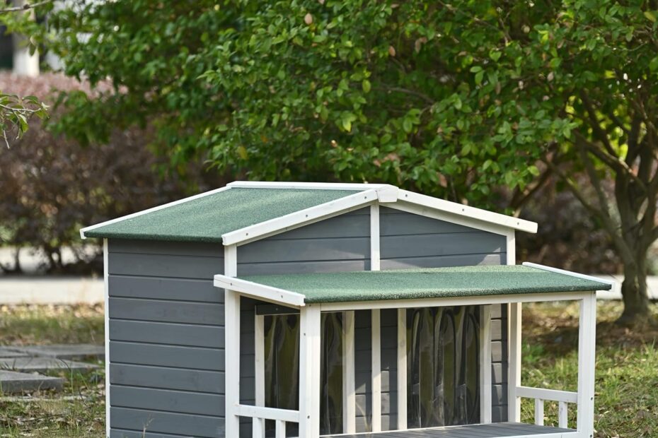Cozy Canine Retreat: A Review of the Merax 47" Wooden Dog House with Porch