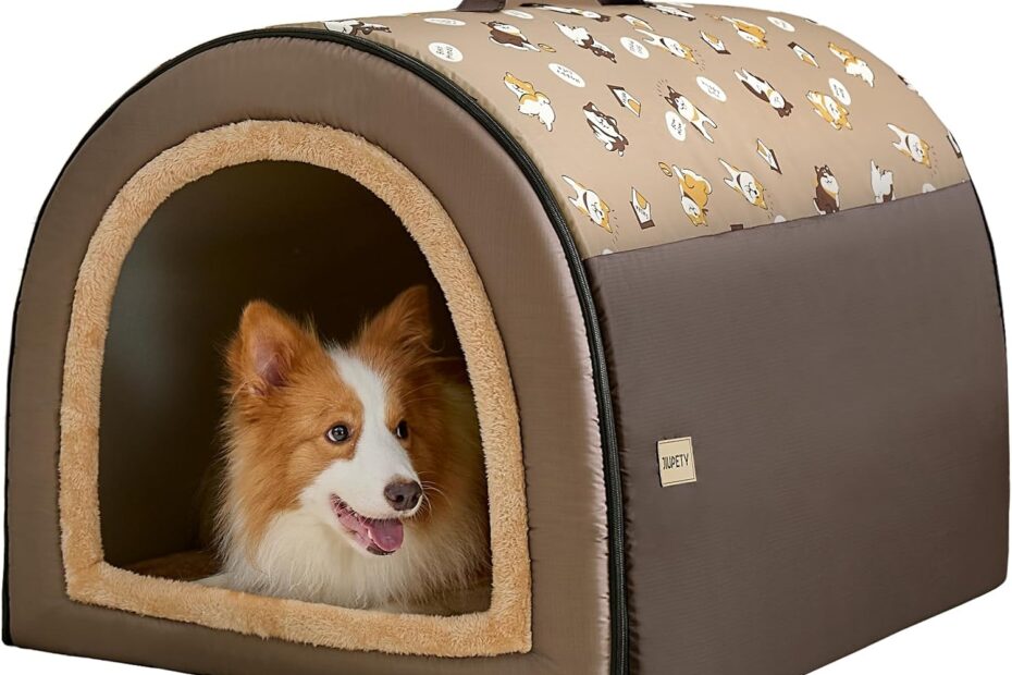 Cozy Canine Retreat: Review of the Jiupety 2 in 1 Dog House & Cave Bed