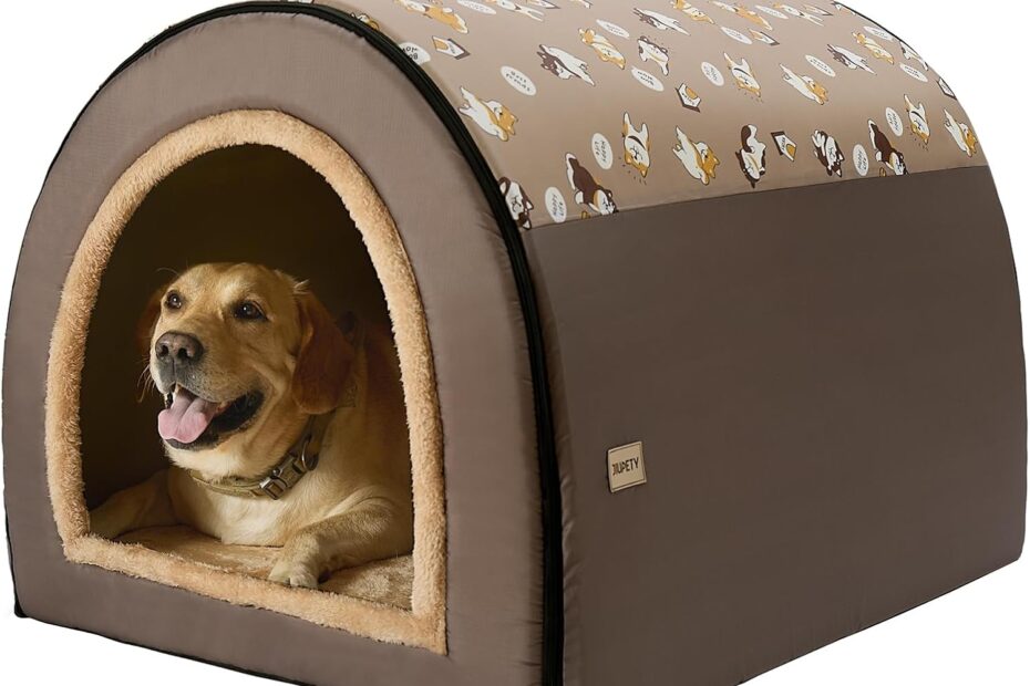 Cozy Comfort: The Jiupety 2 in 1 Dog House for Large Pups