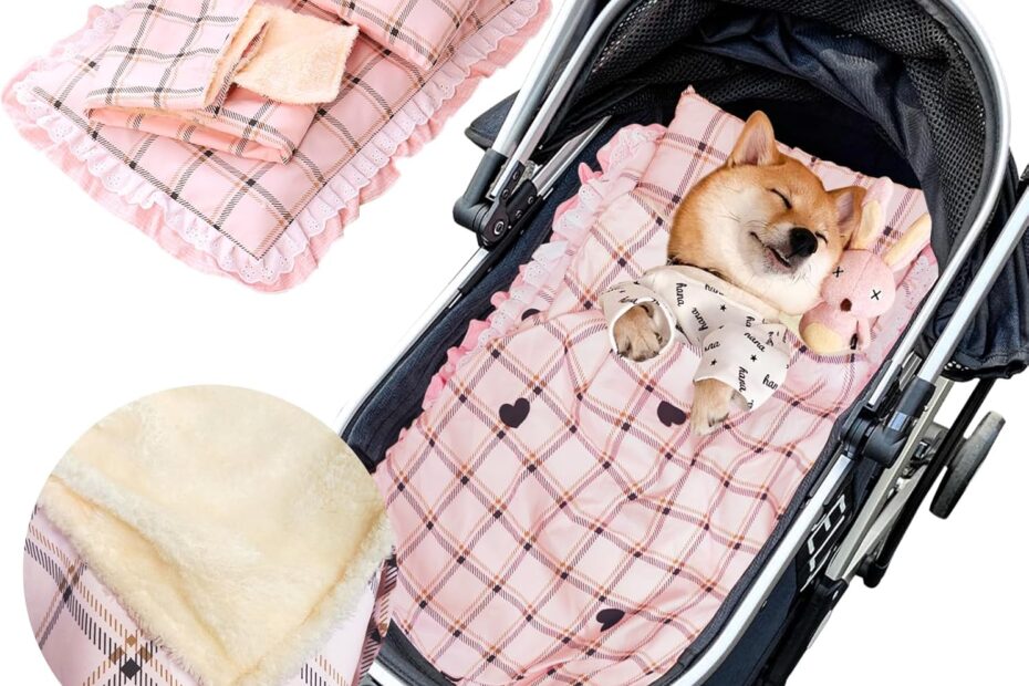 Cozy Comfort: The Ultimate Review of the Pink Pet Stroller Pad & Quilt Set!