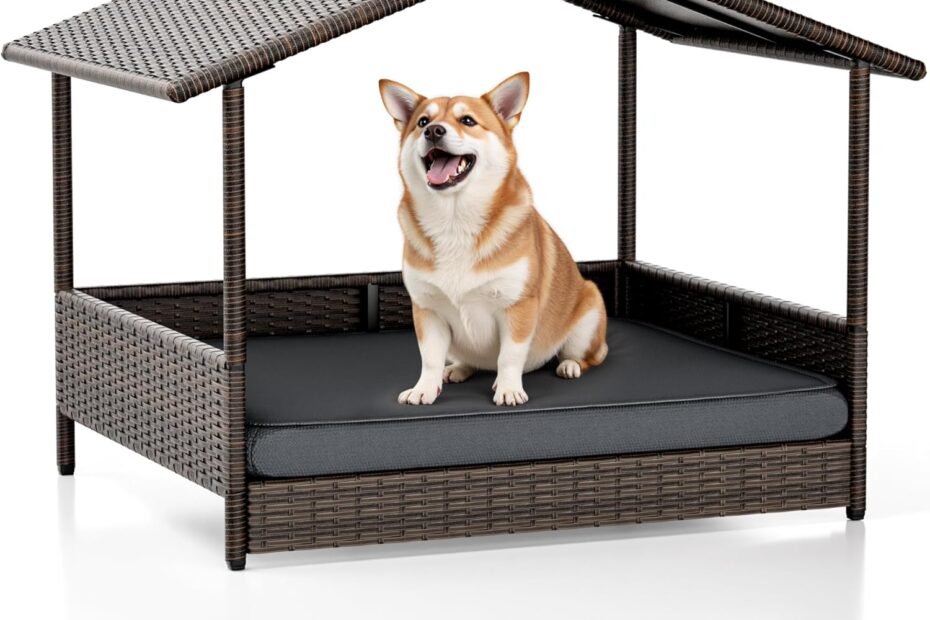 Cozy Comfort: The WARCAT Wicker Dog House Review for Your Furry Friend!