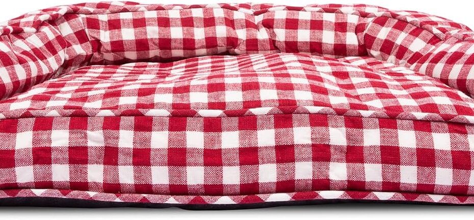 Cozy Up: Review of the Harry Barker Red Buffalo Check Lounger for Pets