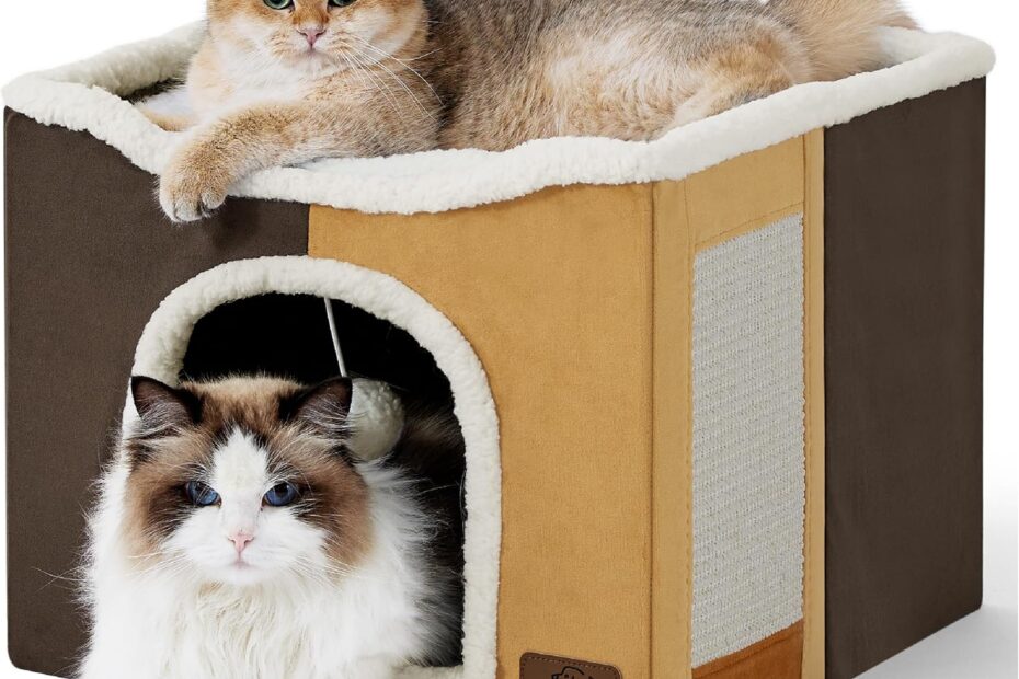 Cozy Up: Reviews of Bedsure’s Plush Cat Cave for Ultimate Indoor Comfort!