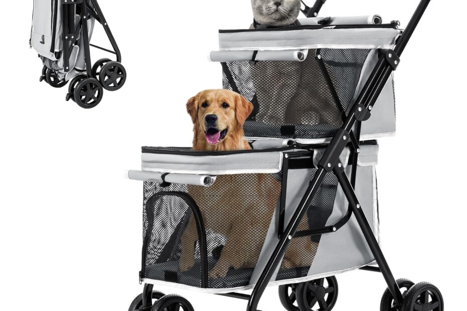 Cruise in Style: The Ultimate Double Pet Stroller Review for Furry Friends