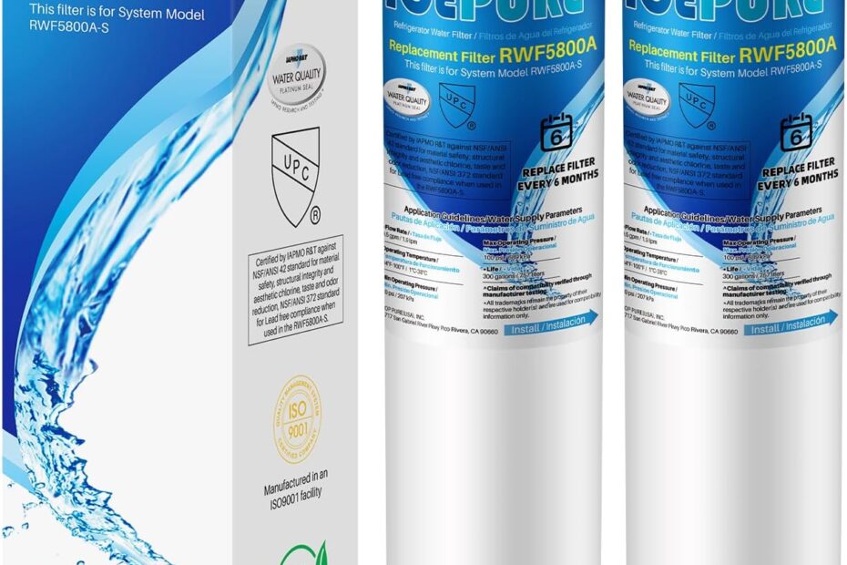 Crystal Clear: ICEPURE RWF5800A Water Filter Review – Essential Guide for Your Frigidaire!