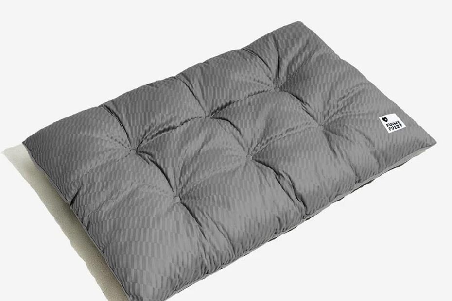 Discover Comfort: The FUNNY FUZZY 24x18 Reversible Dog Bed Review