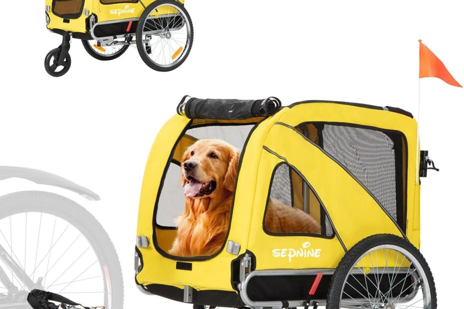 Discover Freedom: The Sepnine 2-in-1 Dog Bike Trailer Review
