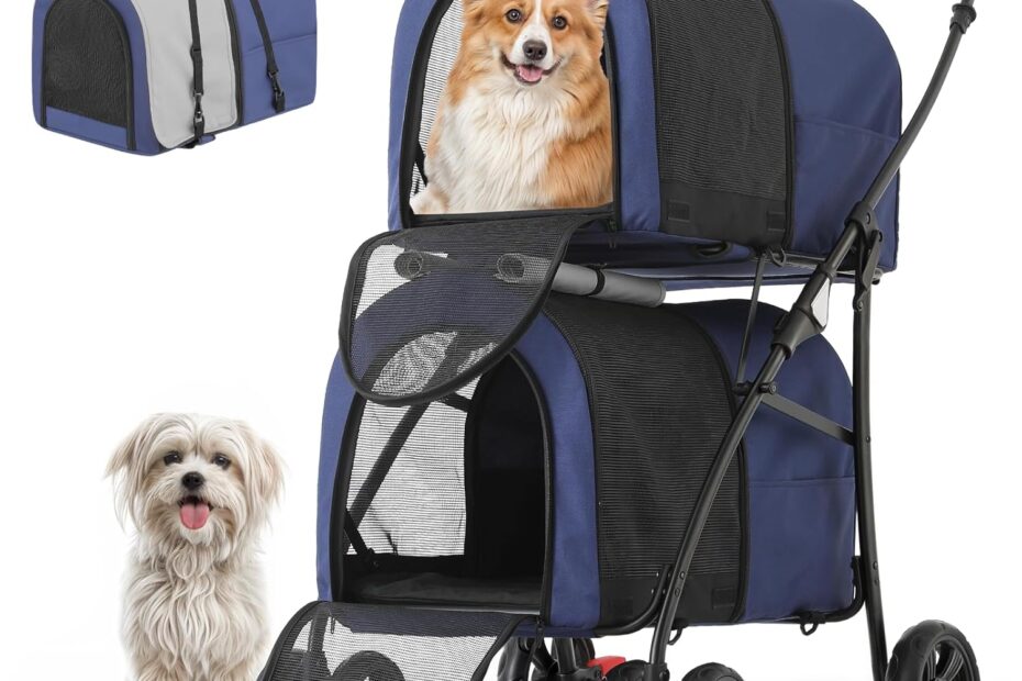 Discover the MoNiBloom Double Dog Stroller: Perfect for Your Furry Friends!
