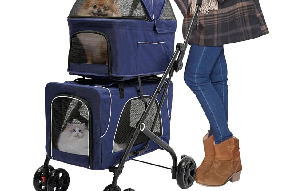 Discover the Ultimate Double Pet Stroller: Comfort & Safety for Your Furry Friends!