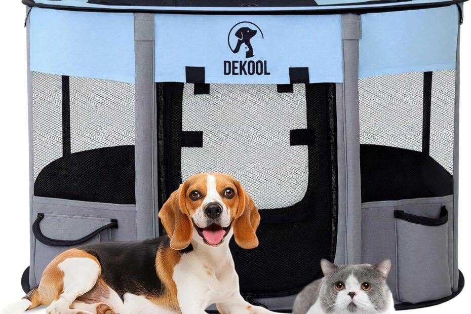 Discover the Ultimate Foldable Pet Playpen: Perfect for Indoor & Outdoor Adventures!