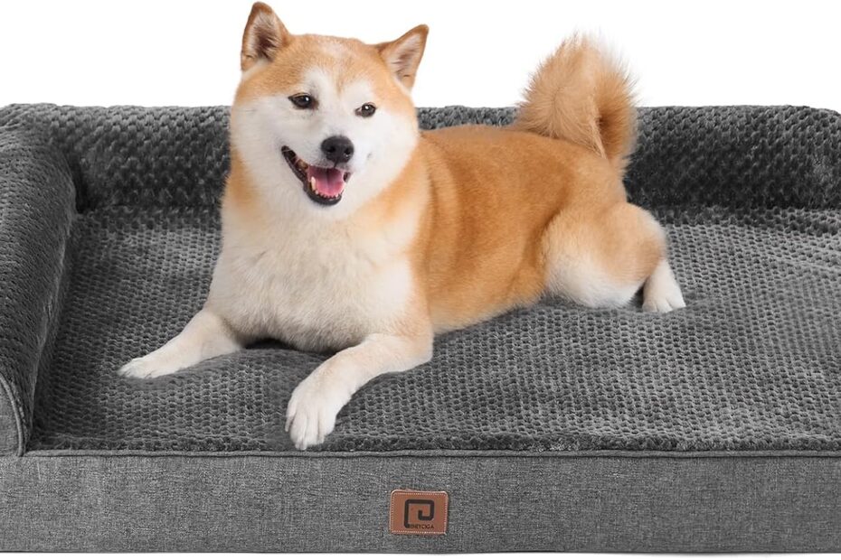 EHEYCIGA Memory Foam Dog Bed: The Ultimate Comfort for Large Dogs!
