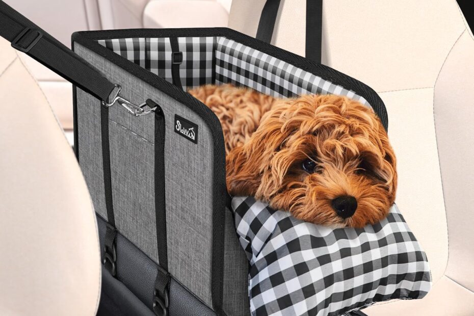 Elevate Your Pup's Ride: SlowTon Console Dog Car Seat Review