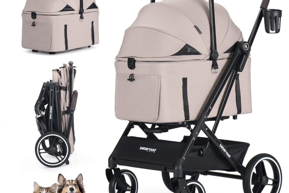 Explore the BEBEROAD X3: The Ultimate 2-in-1 Pet Stroller for Stylish Adventures!