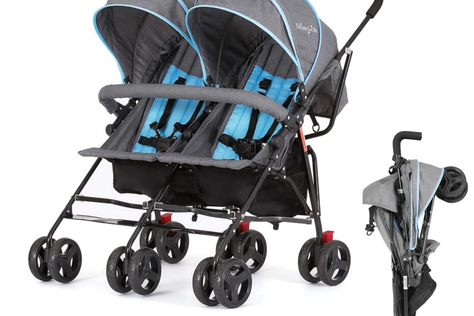 Explore the Dream On Me Volgo Twin Umbrella Stroller: The Ultimate Lightweight Double Stroller!