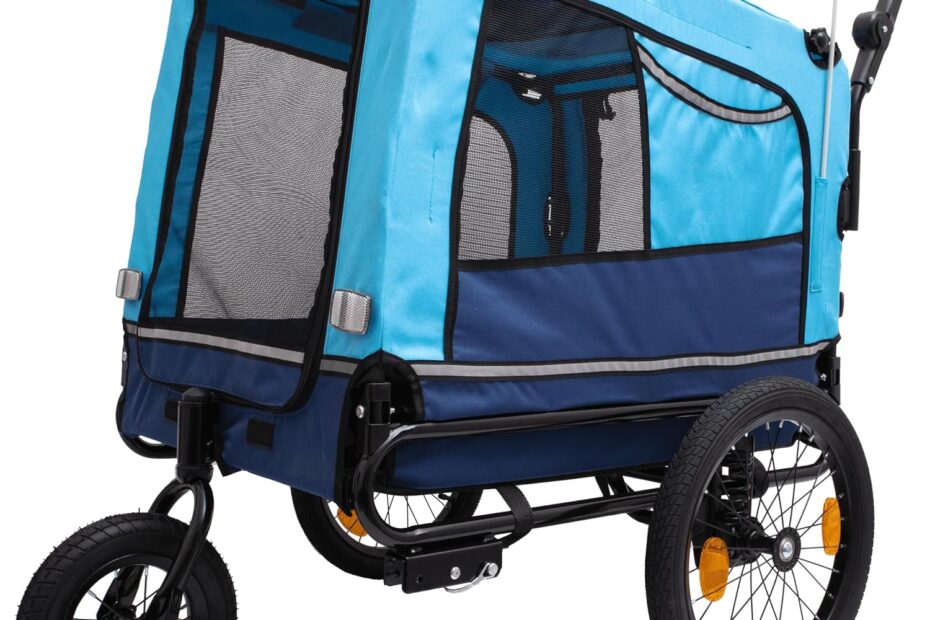 Explore the Outdoors with Ease: Review of the Heavy-Duty Pet Stroller & Bicycle Trailer