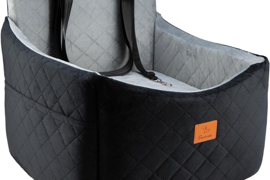 FurFrolic Memory Foam Dog Booster Seat: Ultimate Comfort for Your Furry Travel Buddy!
