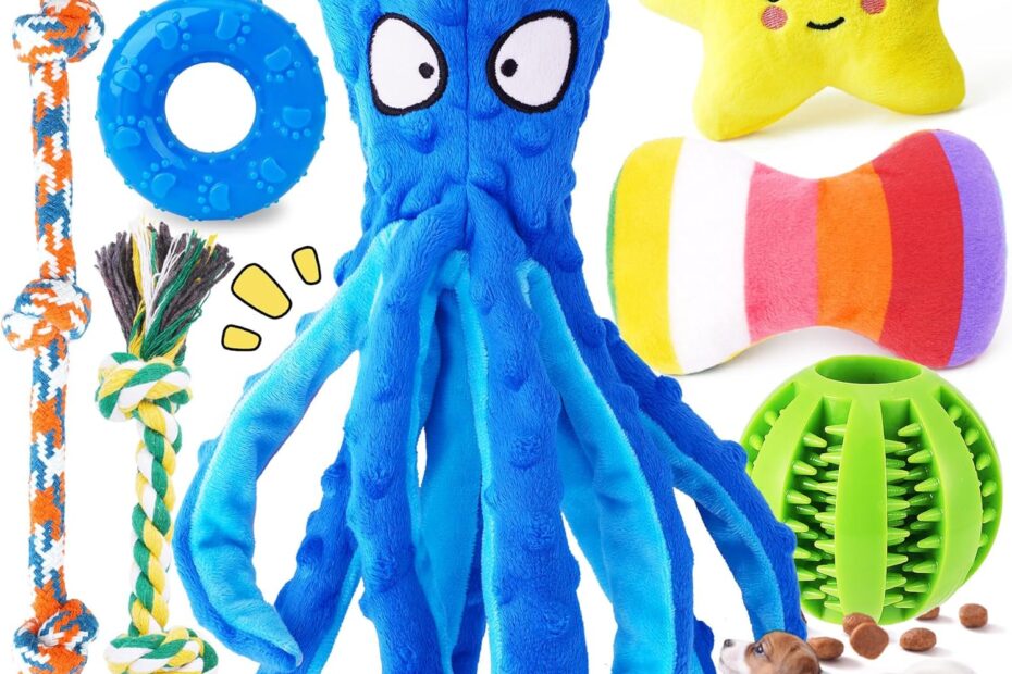 Keep Your Pup Entertained: Review of KIPRITII's Interactive 9-Pack Dog Toys!