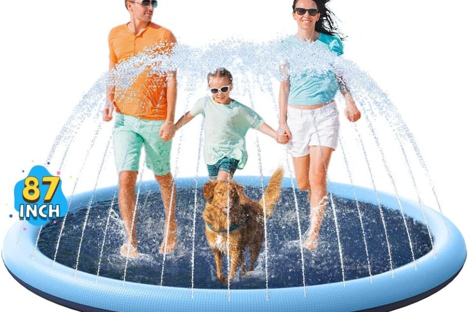 Make a Splash: VISTOP's Non-Slip Splash Pad for Endless Summer Fun!