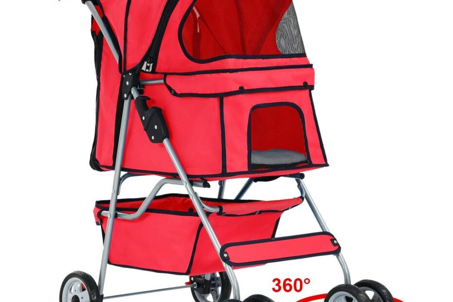 Paws on the Go: The Ultimate HHS 4-Wheel Pet Stroller Review