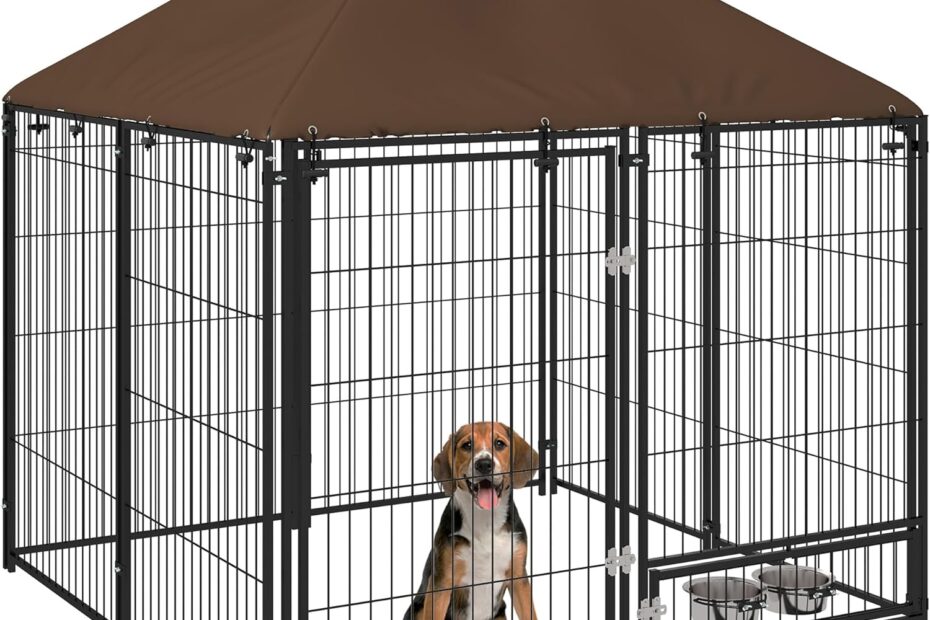 Perfect Outdoor Puppy Paradise: A Review of the PawHut Dog Kennel & Playpen
