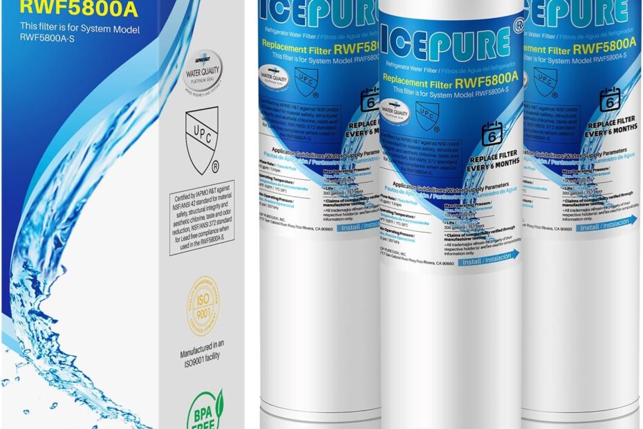 Refresh Your Water: A Review of the ICEPURE RWF5800A Refrigerator Water Filter