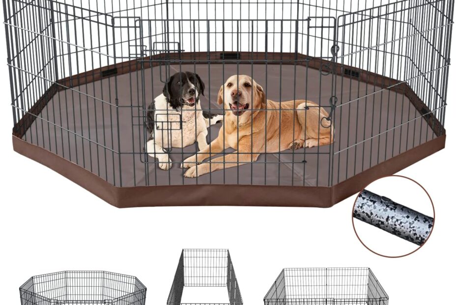 Reviewing the NEZUC Foldable Metal Dog Playpen: A Safe and Versatile Space for Your Pets