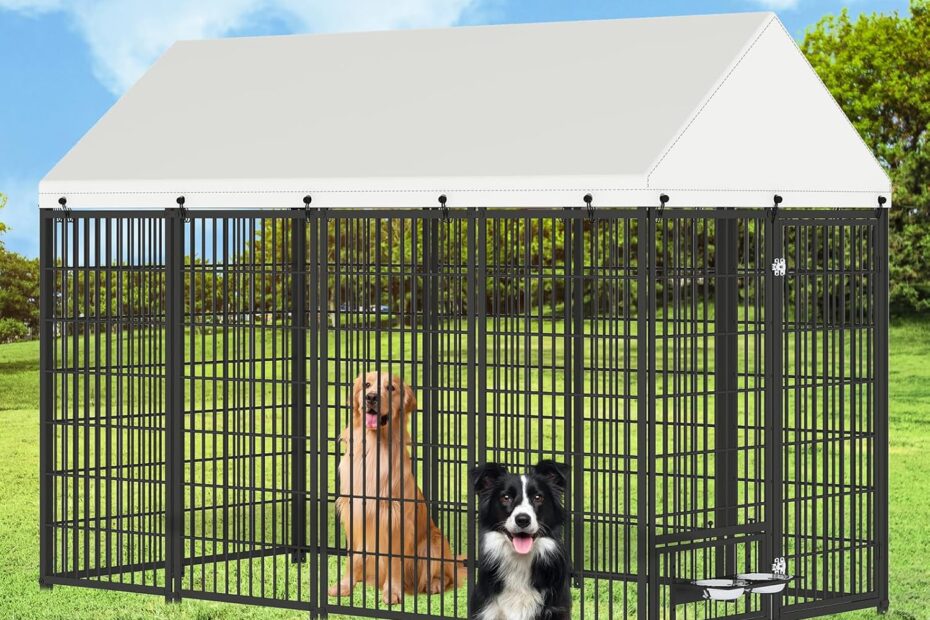Rovibek Outdoor Dog Kennel: The Ultimate Haven for Large Dogs!