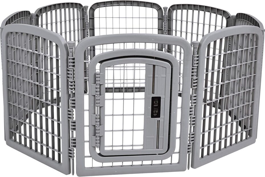 Secure and Stylish: The Amazon Basics 8-Panel Pet Pen Review