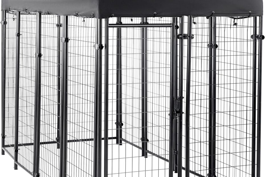 Secure & Spacious: Review of Amazon Basics Welded Outdoor Dog Kennel