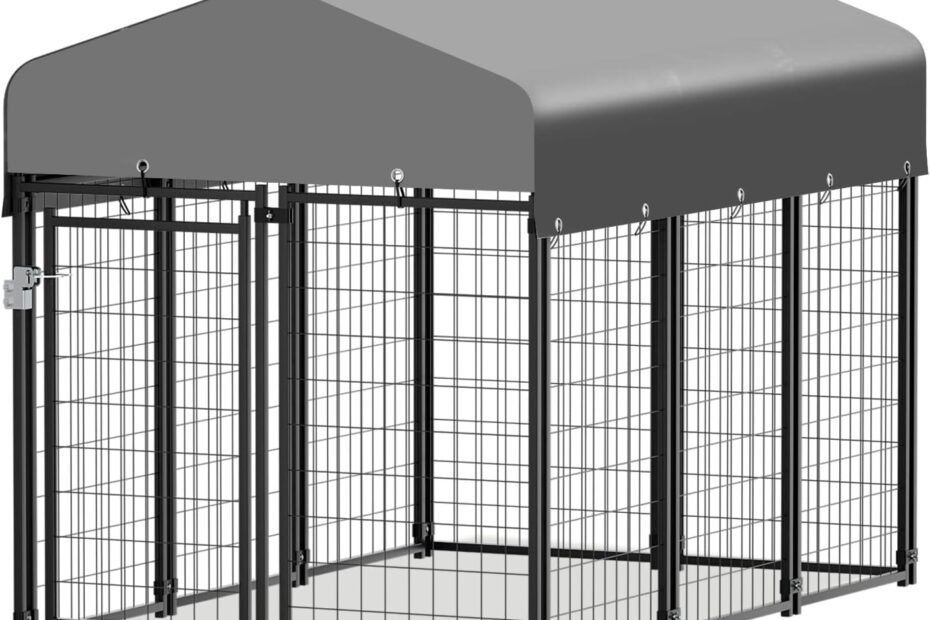 Secure & Stylish: Magshion Outdoor Medium Dog Kennel Review