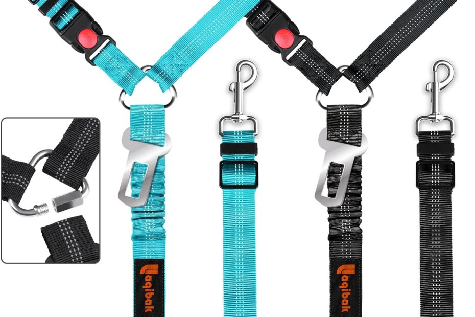 Secure Your Pup on the Go: Review of the 3-in-1 Removable Dog Seat Belt Harness